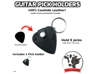 Guitar Pick Case leather Cowhide P21